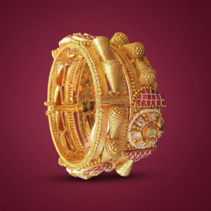 Heavy Rajwadi Gold Kada