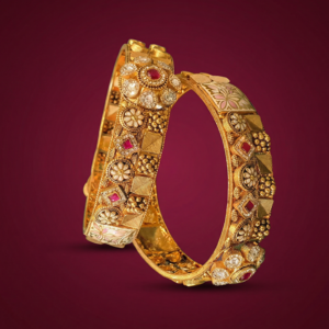 Designer Pattern Gold Bangles